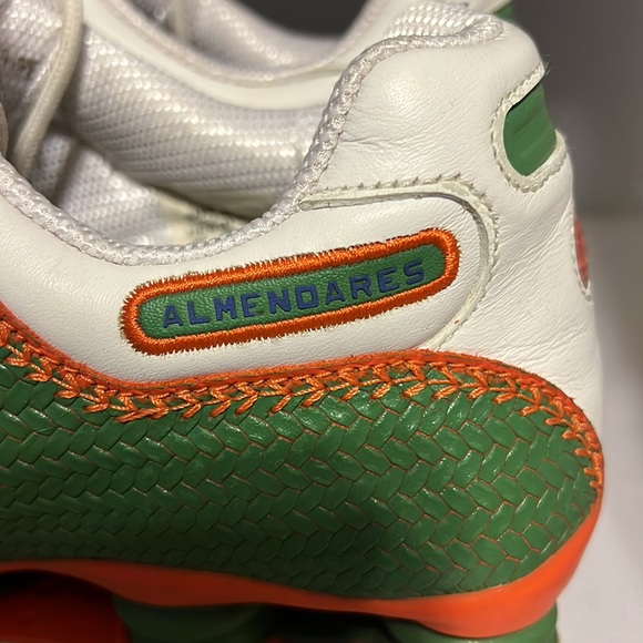 Nike Shox Almendares rare shoe size 12 Color green and white - Picture 4 of 15